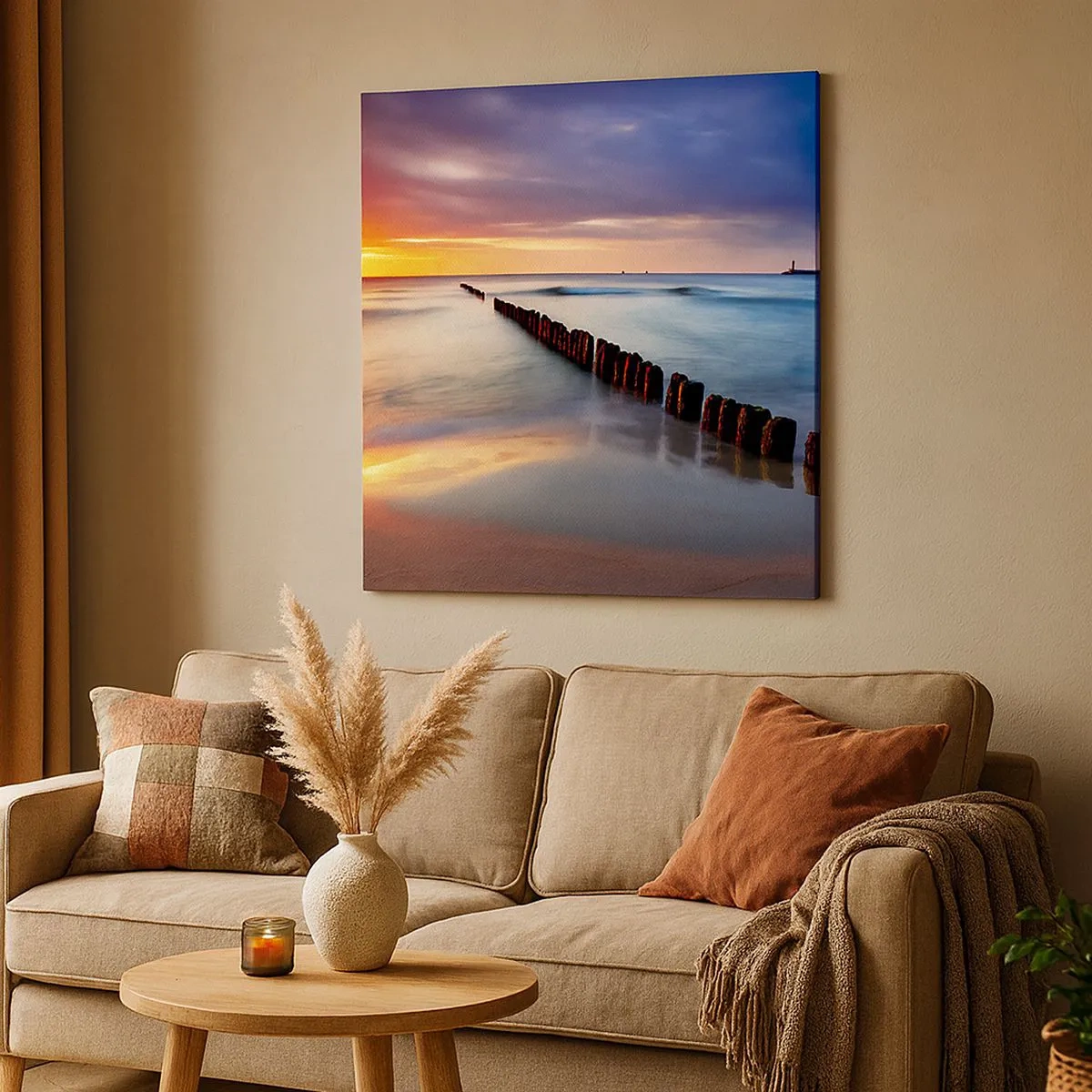 Tablou pe pânză - Ascultă tăcerea - 30x30 cm