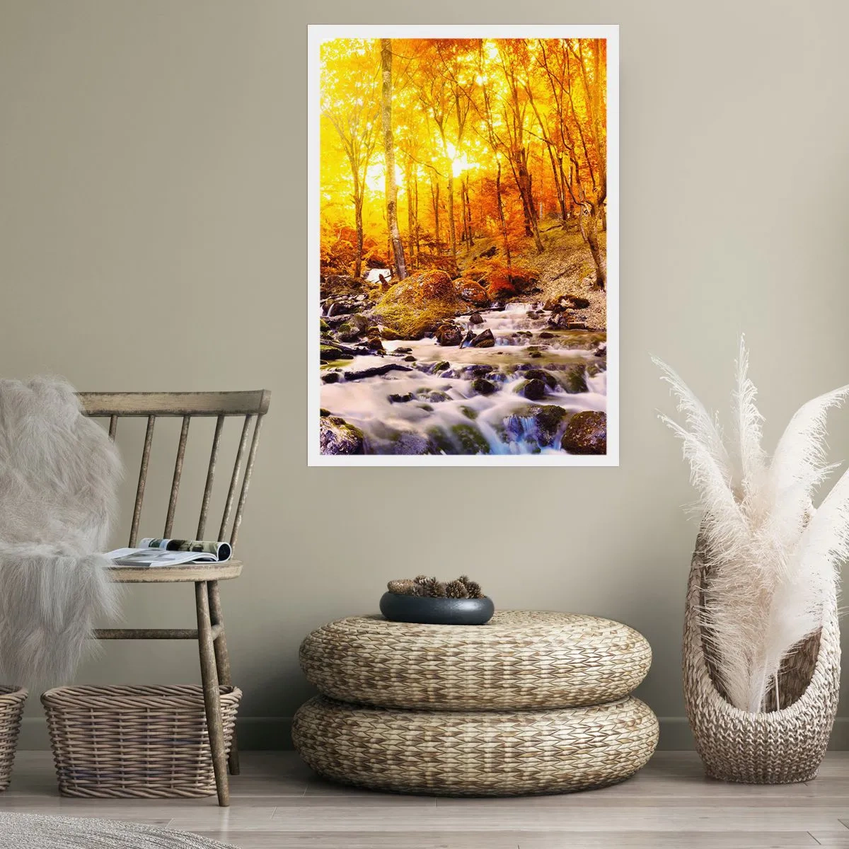 Poster - Pietre montate în aur și platină - 50x70 cm