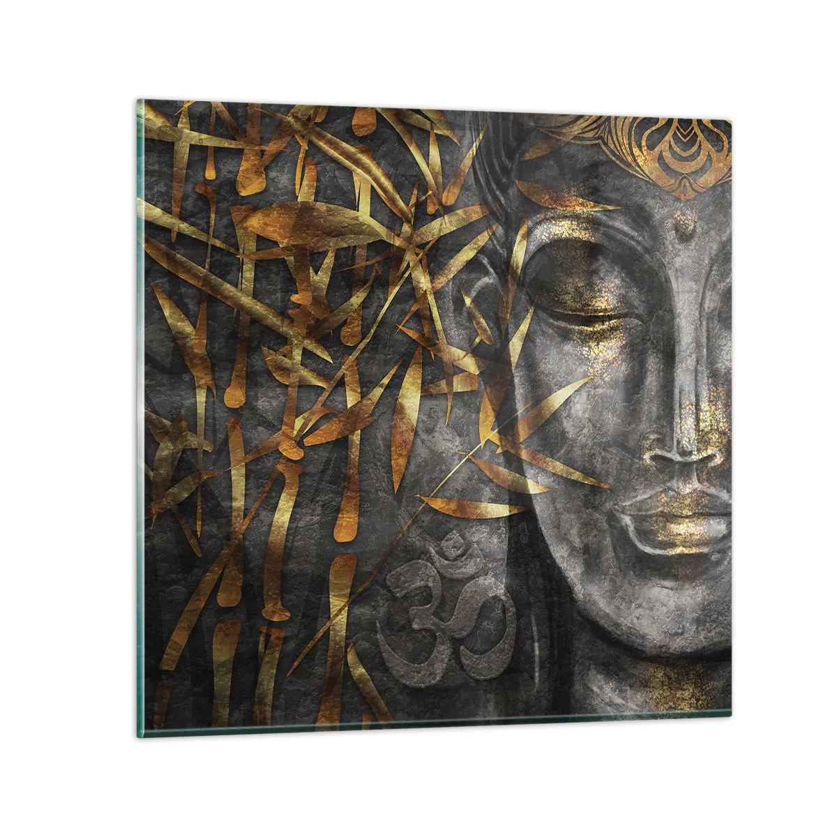 Tablou pe sticlă - Simțiți pacea - 70x70 cm