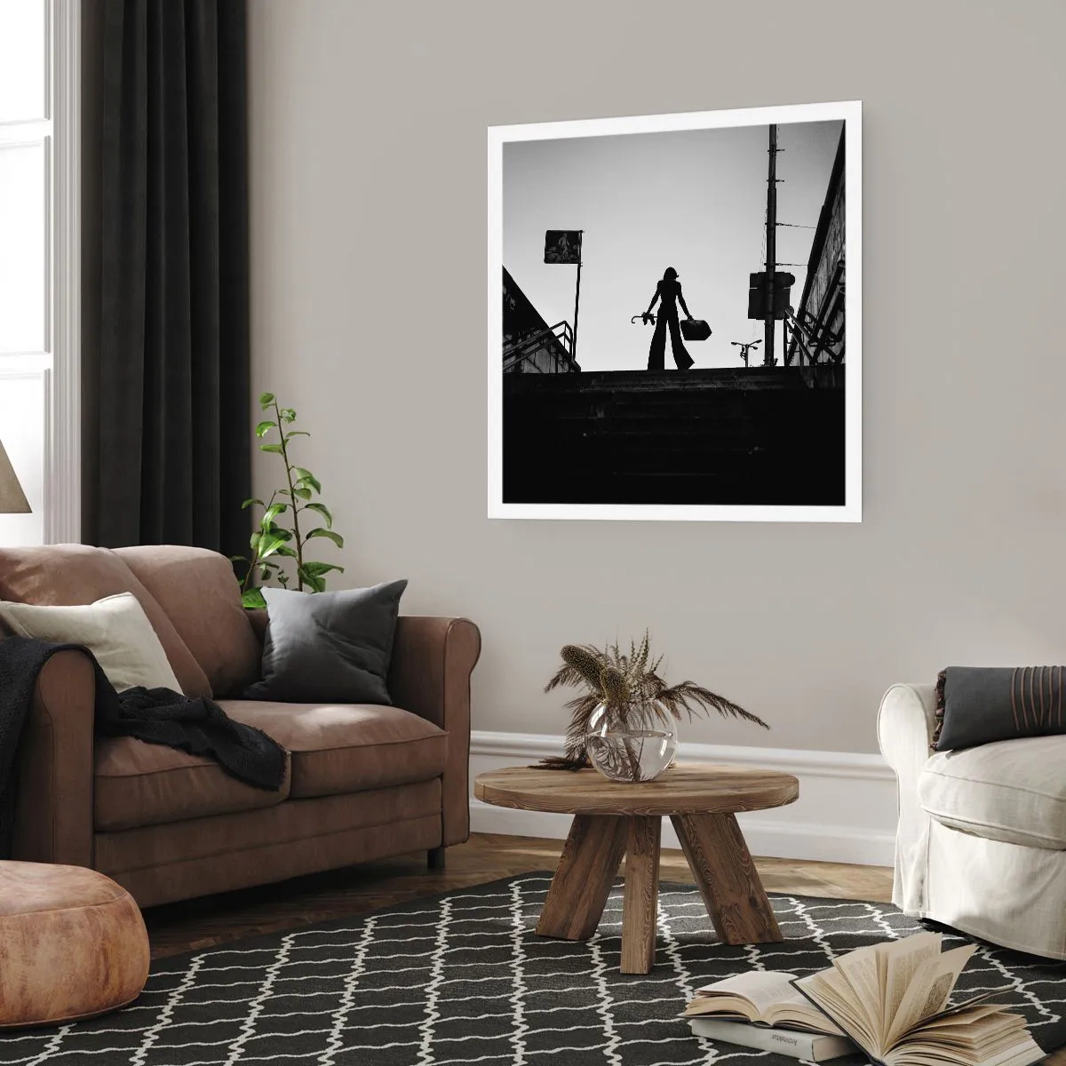 Poster - Rătăcire urbană - 40x40 cm