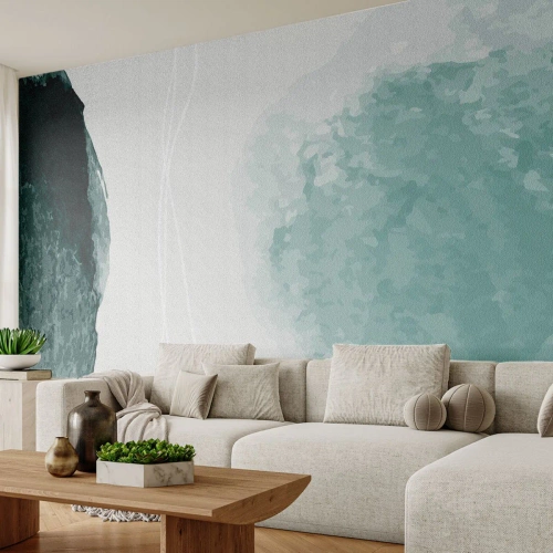 Tapet Premium Sand - Întâlnire cu ceața - Modern, Minimalist, Abstracția - 300x210 cm