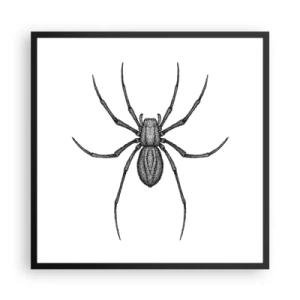 Poster în ramă neagră - Precizie tulburătoare - 60x60 cm