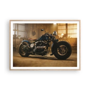Poster în ramă de stejar deschis - Pot să fac totul - 100x70 cm