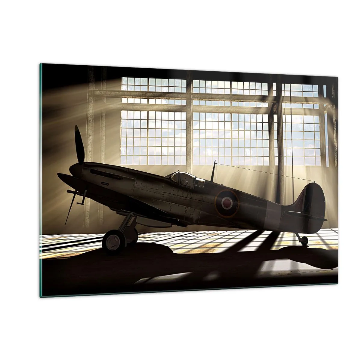 Tablou pe sticlă - Odihna războinicului - 120x80 cm