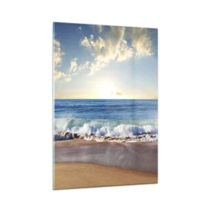 Tablou pe sticlă - Mișcare și liniște în același timp - 50x70 cm