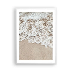 Poster în ramă albă - Mă întorc imediat - 50x70 cm