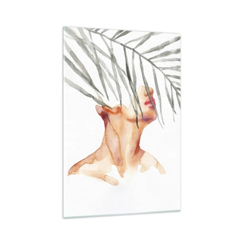 Tablou pe sticlă - Simțiți pulsul tropicelor - 70x100 cm