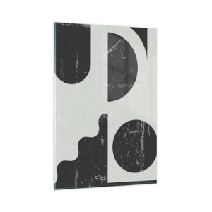 Tablou pe sticlă - Compoziție deasupra și dedesubt - 80x120 cm