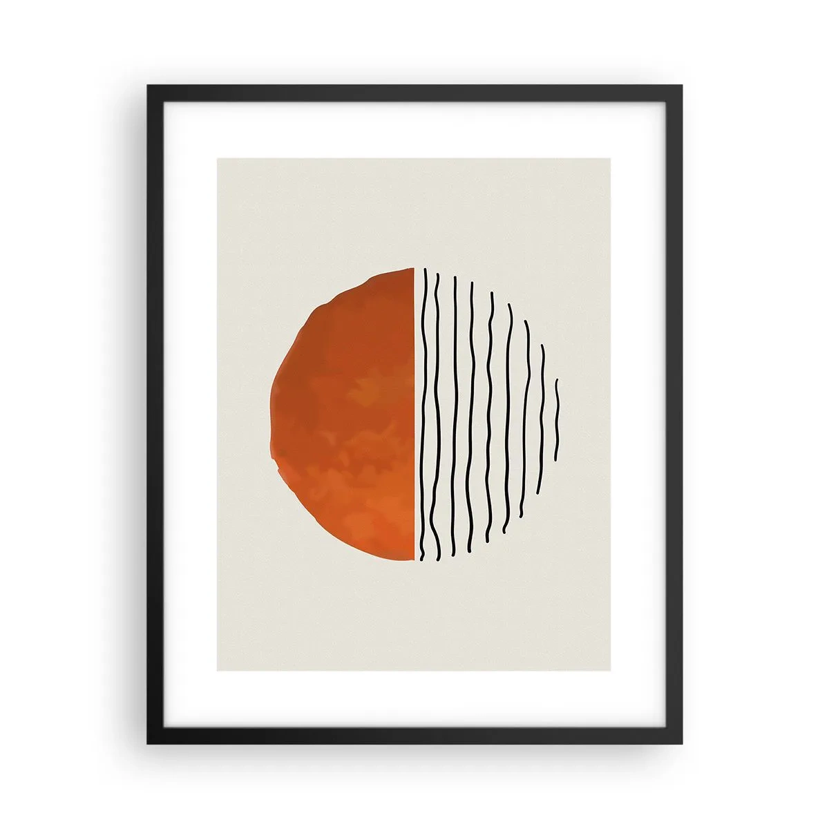 Poster în ramă neagră - În stil japonez - 40x50 cm