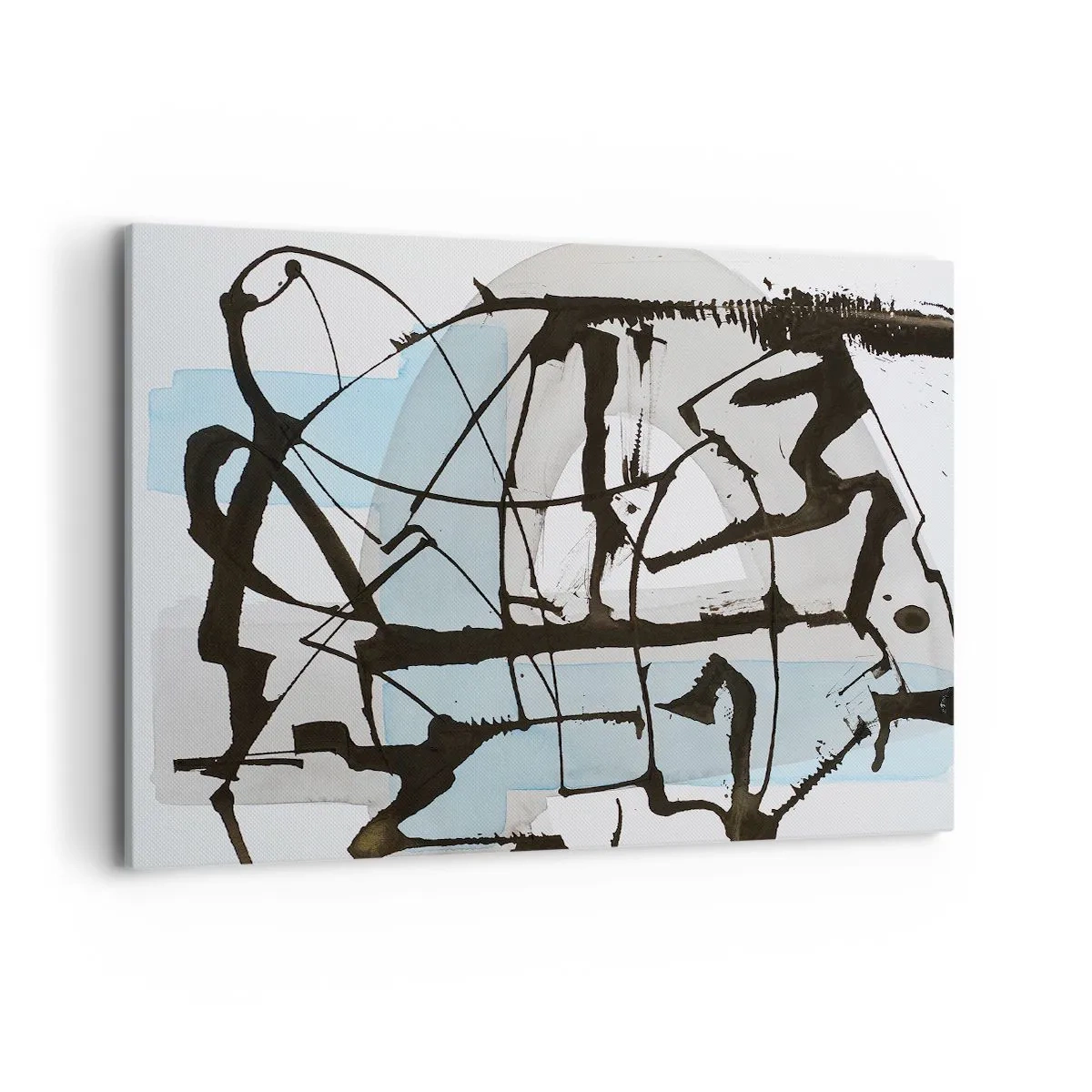 Tablou pe pânză - Cu toate acestea, albastru - 120x80 cm