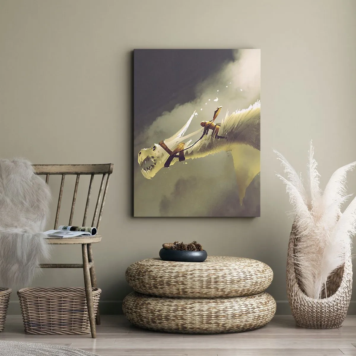 Tablou pe pânză - Salvăm lumea - 55x100 cm