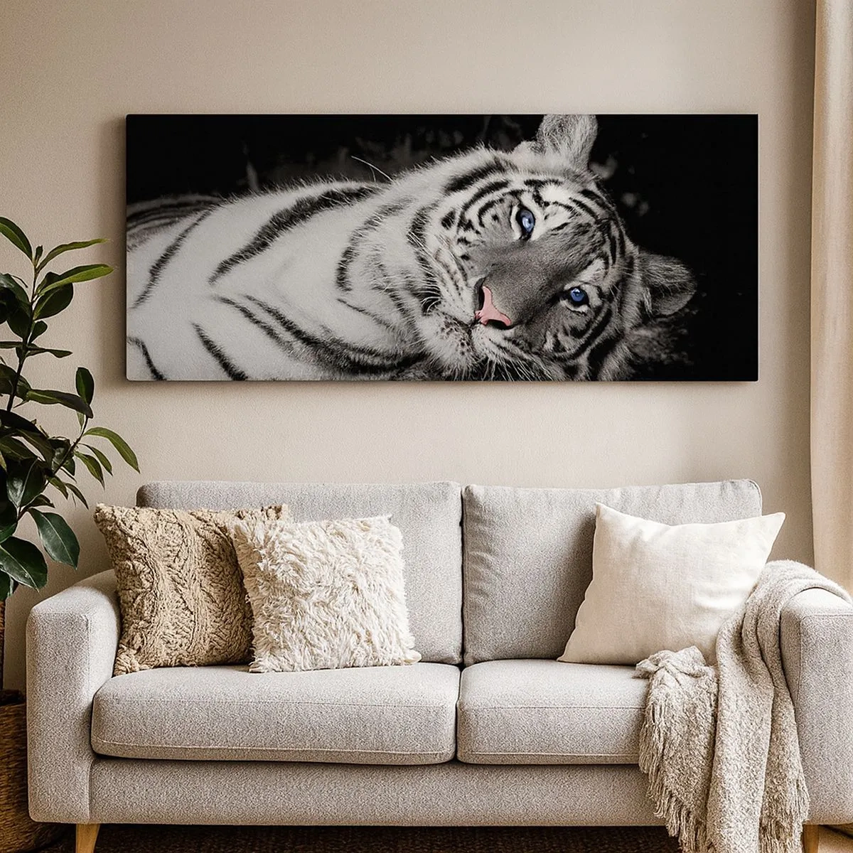 Tablou pe pânză - Sălbăticie și pace - 100x40 cm