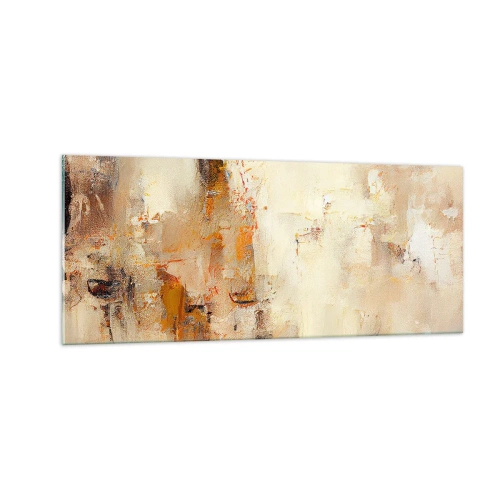 Tablou pe sticlă - Sufletul de chihlimbar - 100x40 cm