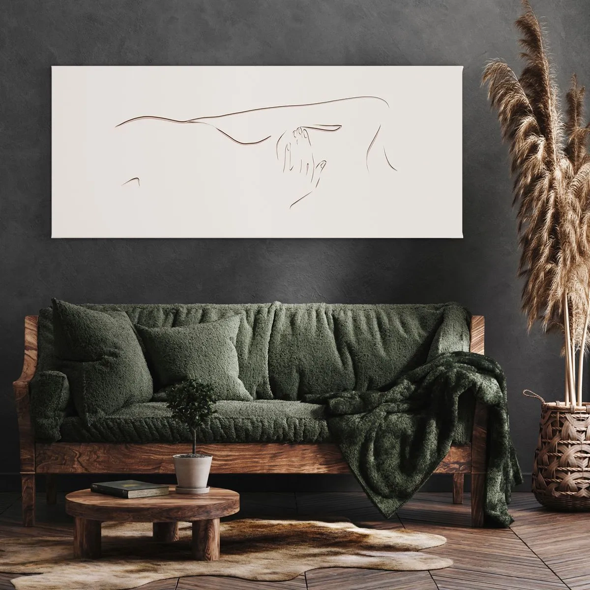 Tablou pe pânză - Forma dorinței - 90x30 cm