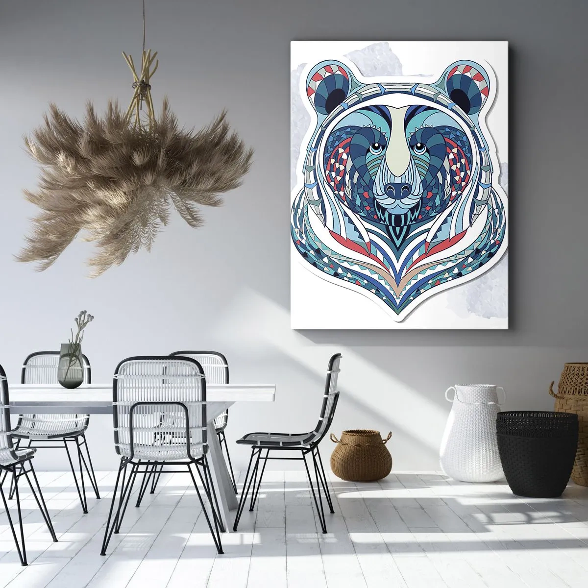 Tablou pe pânză - Trăiască Groenlanda! - 65x120 cm