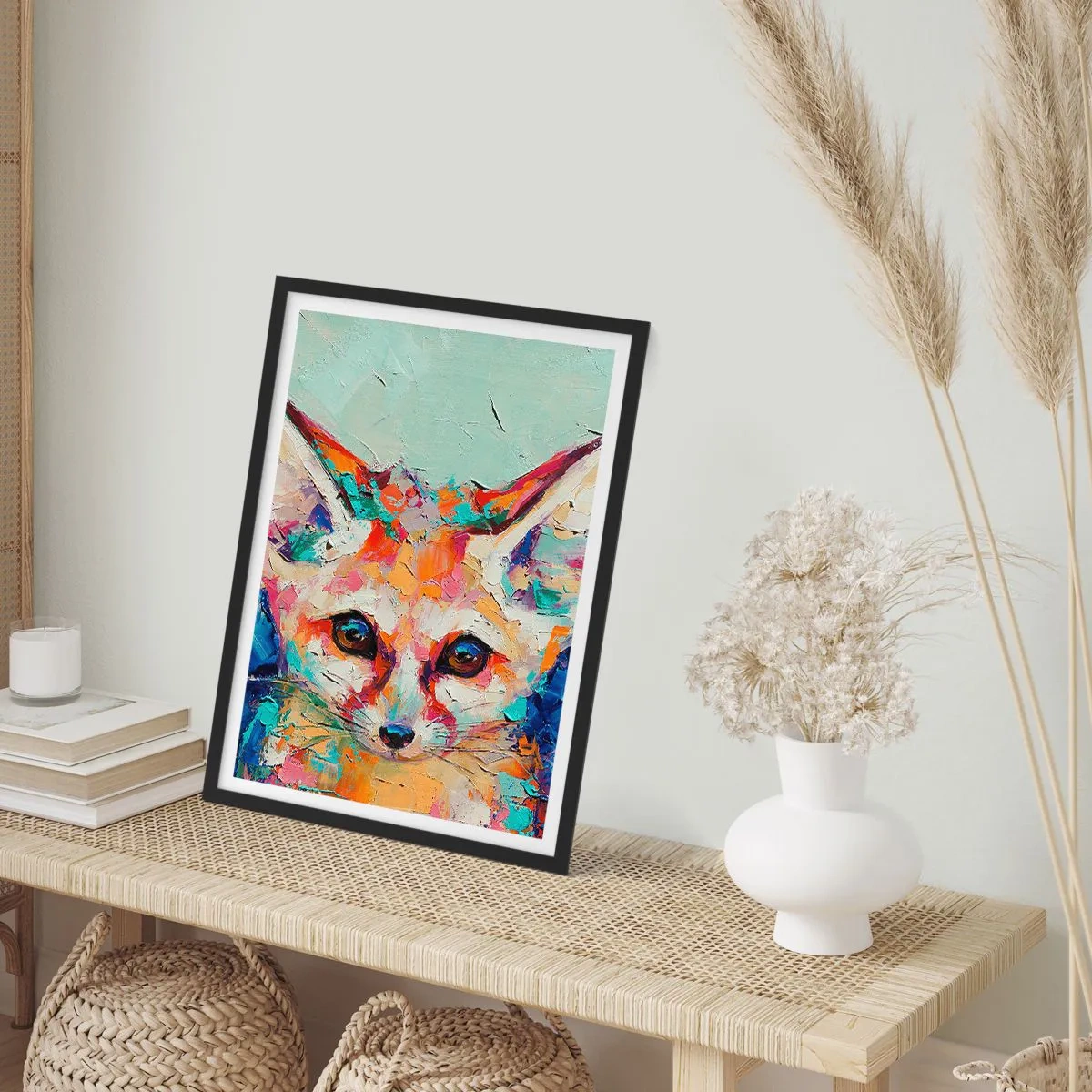 Poster în ramă neagră - Sunteți gata pentru mine? - 30x40 cm