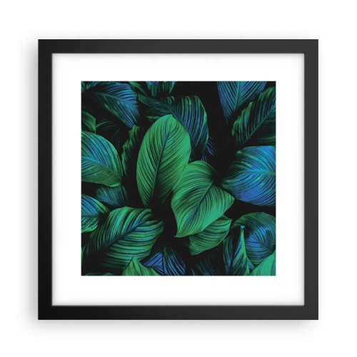 Poster în ramă neagră - Traficul verde - 30x30 cm