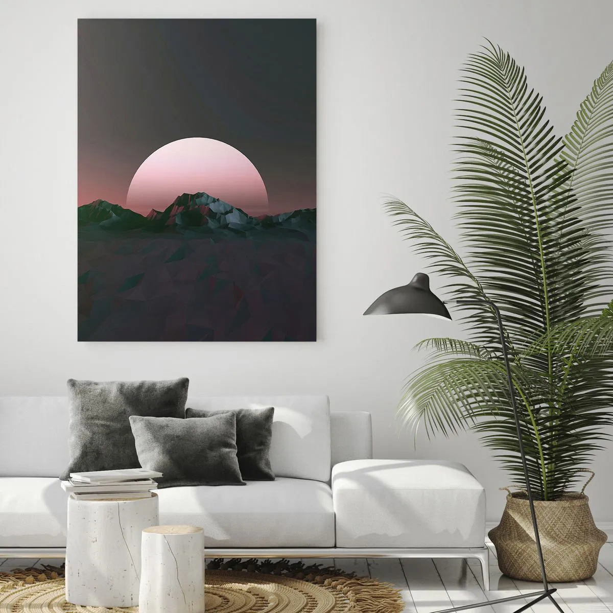 Tablou pe sticlă - Într-o galaxie învecinată - 50x70 cm