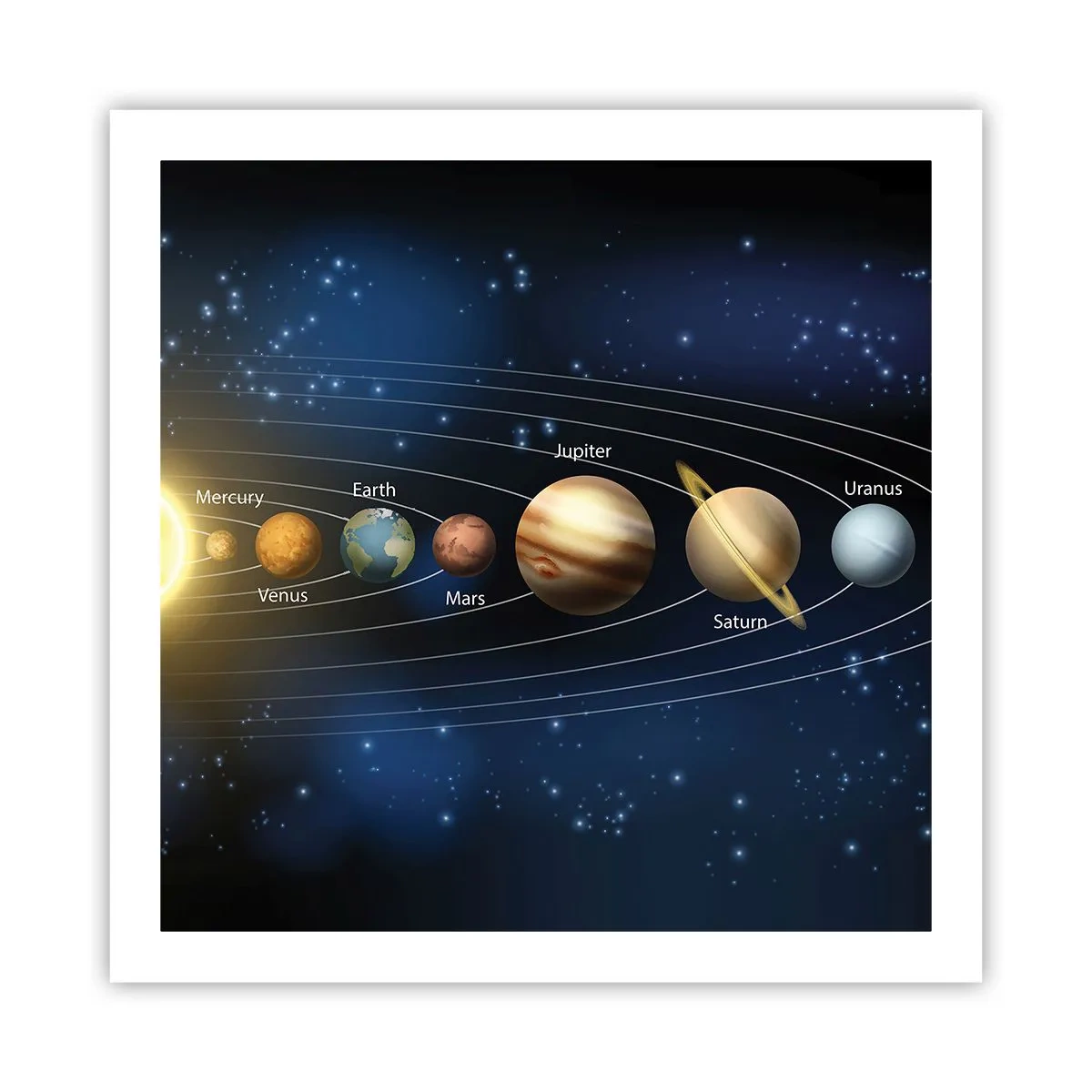 Poster - Una din zece - 60x60 cm