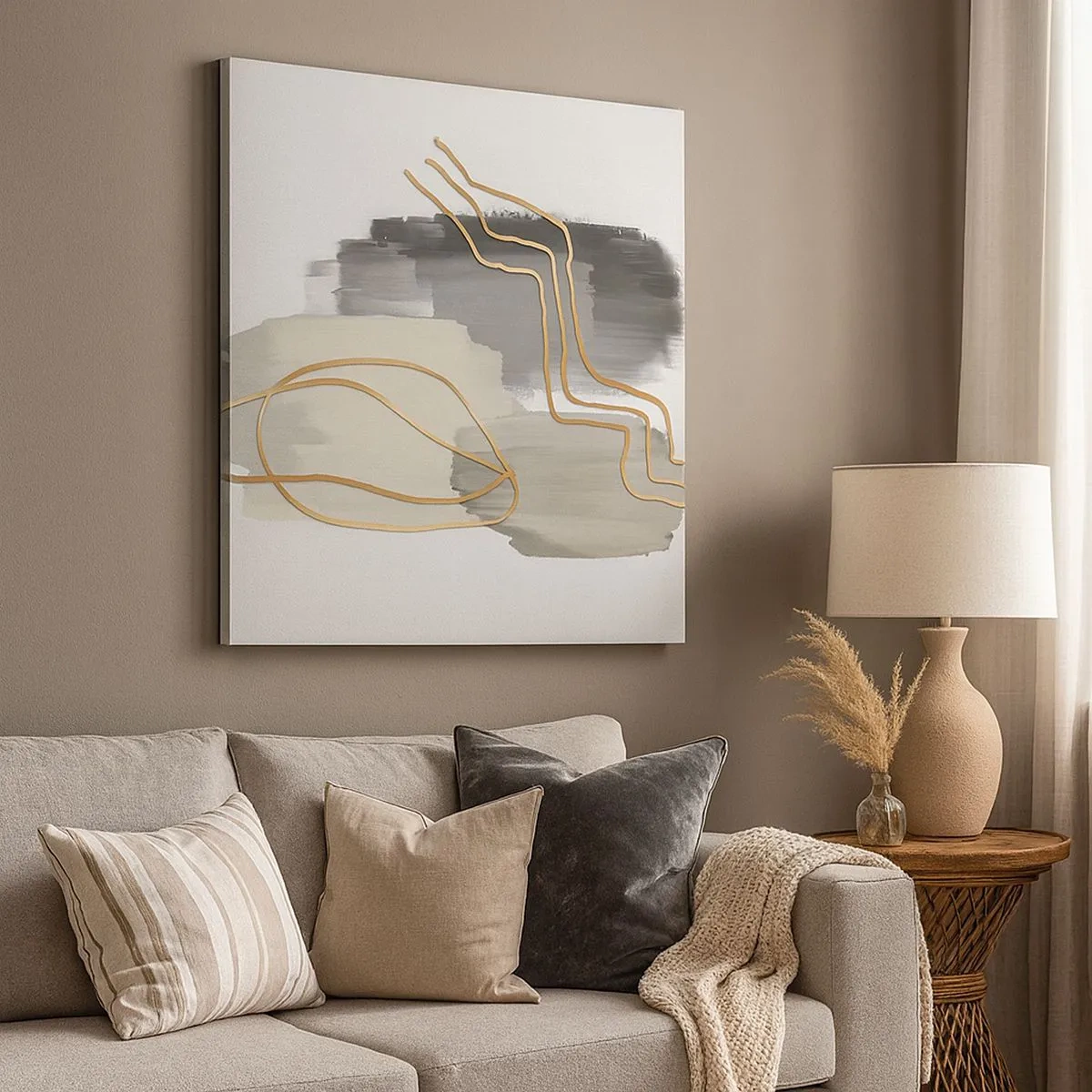 Tablou pe pânză - Persistență și mișcare - 30x30 cm