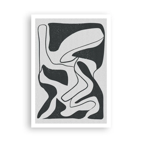Poster - Distracție abstractă în labirint - 70x100 cm