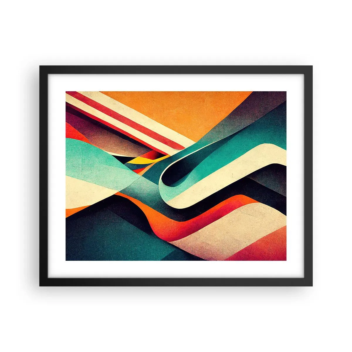 Poster în ramă neagră - Compoziție intensă - 50x40 cm