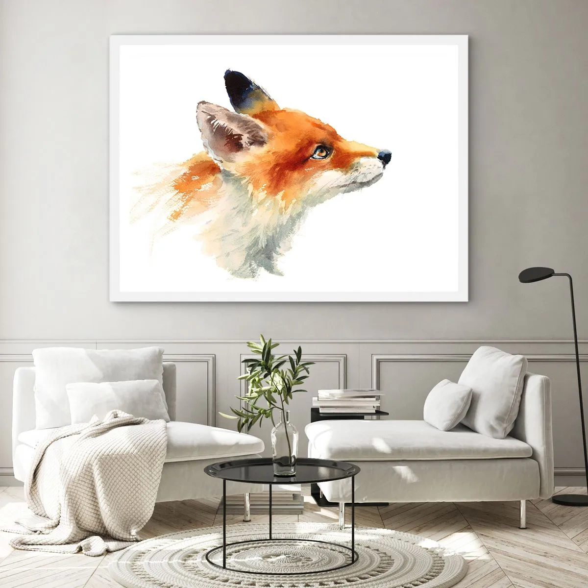 Poster în ramă albă - Nu poți fi niciodată prea atent - 40x30 cm