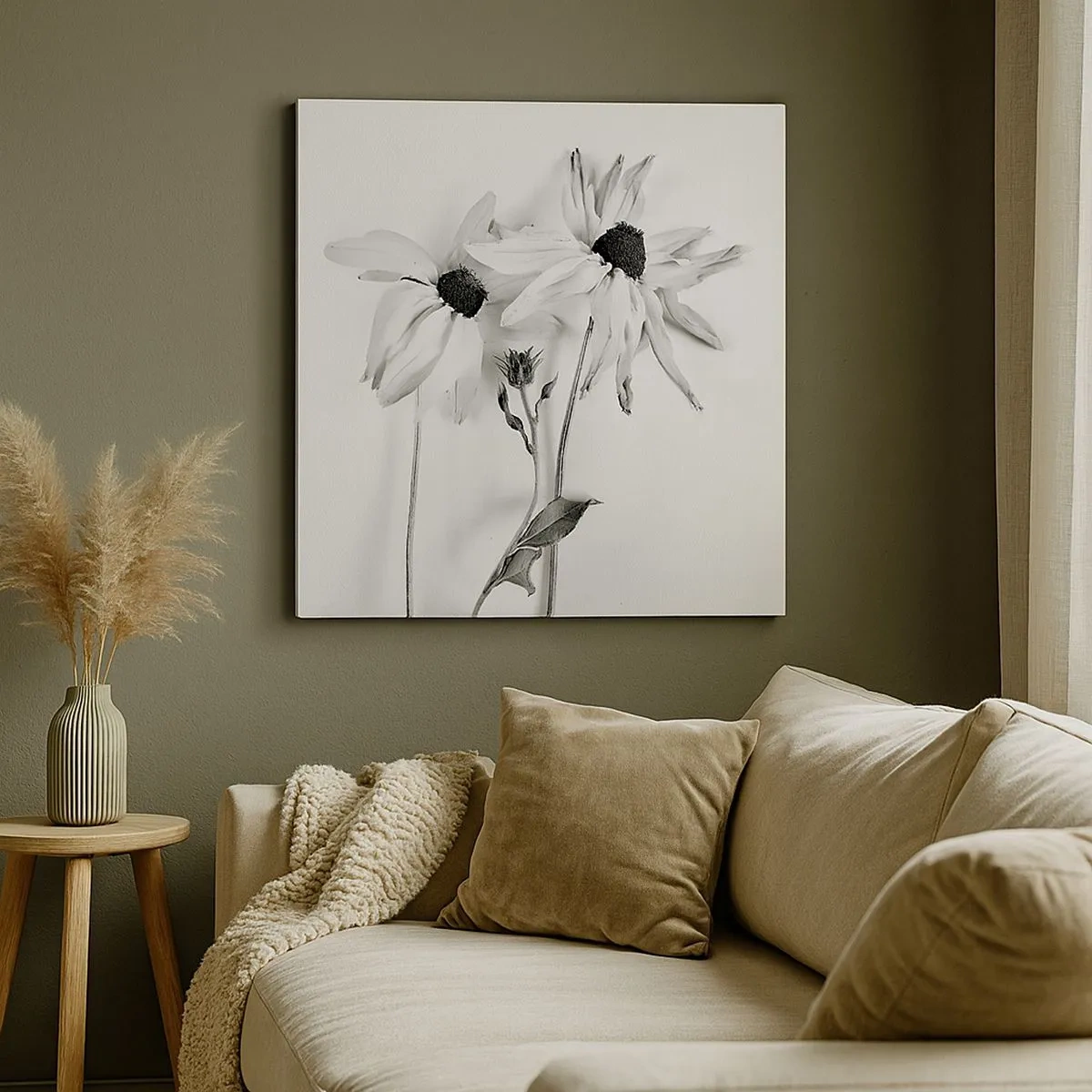 Tablou pe pânză - Nimeni nu vrea să fie singur - 30x30 cm