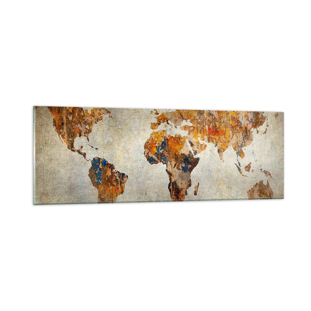 Tablou pe sticlă - O lume foarte mare - 90x30 cm