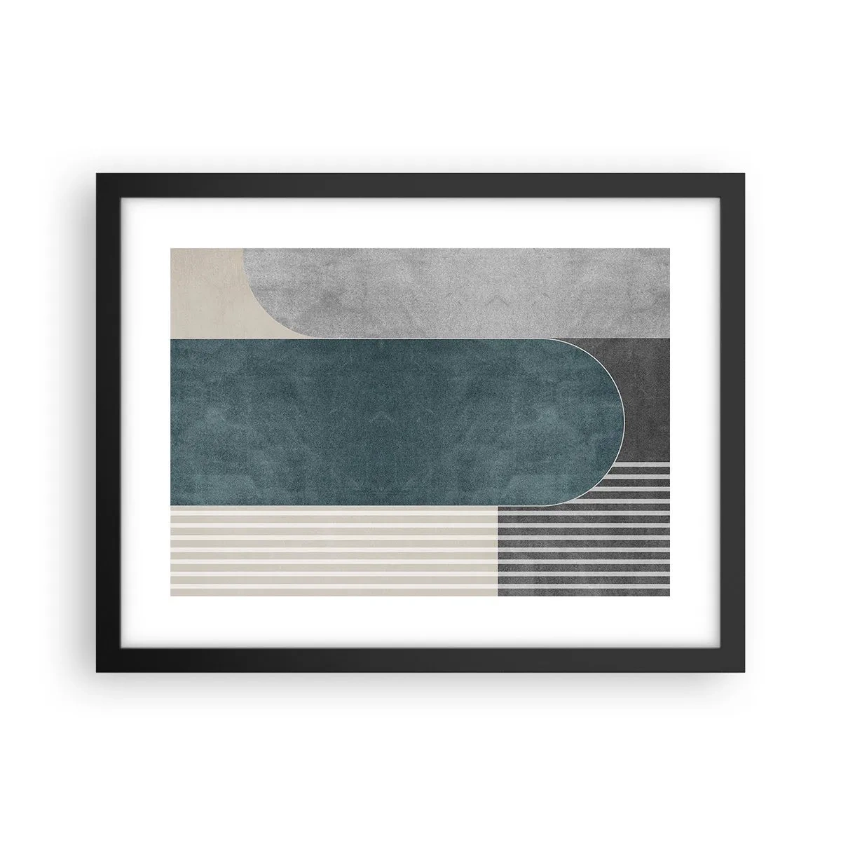 Poster în ramă neagră - Compoziție de nivel - 40x30 cm