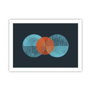 Poster - Compoziție simetrică - 70x50 cm