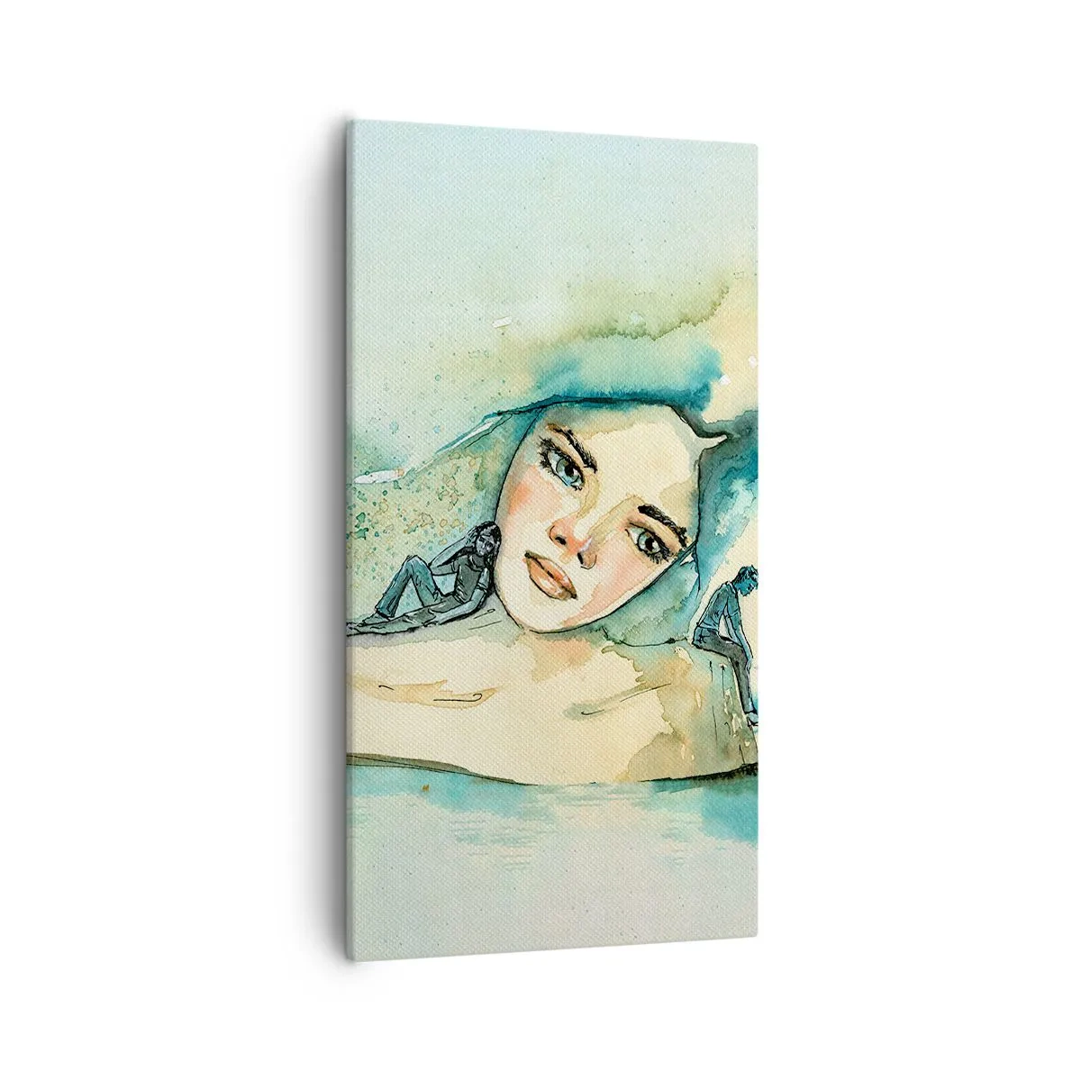 Tablou pe pânză - Am I blue? - 55x100 cm