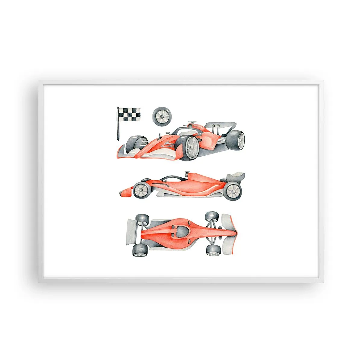 Poster în ramă albă - Prindeți visul - 100x70 cm