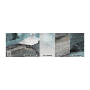 Mostră tapet Premium Canvas - Abstracție: roci și gheață - Minimalism, Bucată, Modern - 100x30 cm