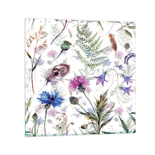 Tablou pe sticlă - Ierbarul polonez - 30x30 cm