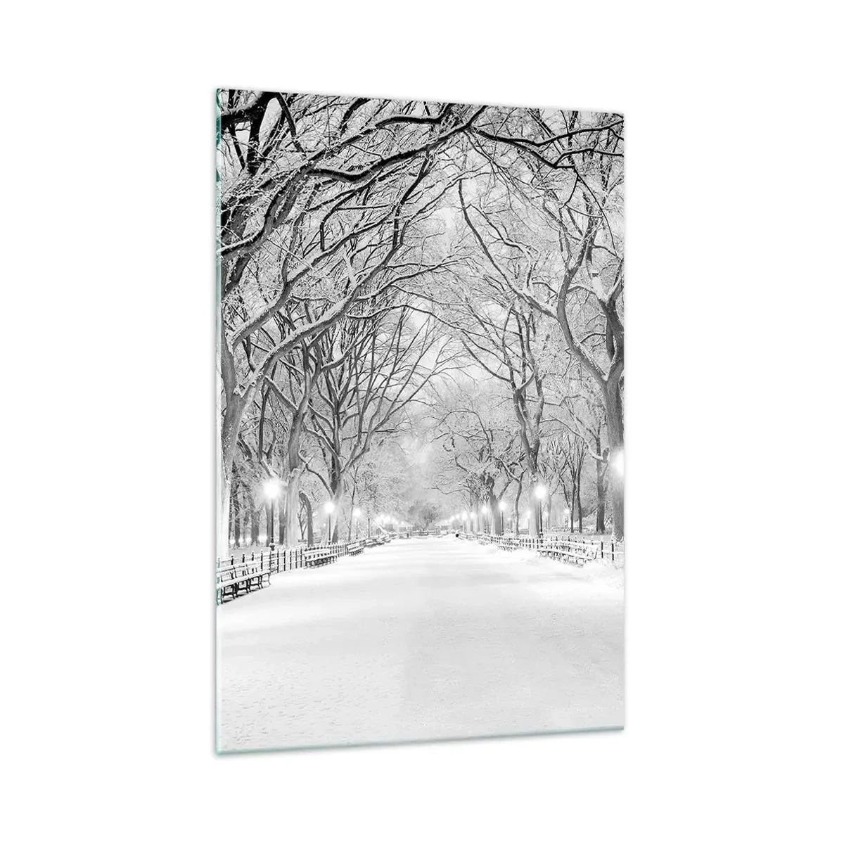 Tablou pe sticlă - Cele patru anotimpuri – iarna - 70x100 cm