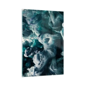 Tablou pe sticlă - Mișcarea culorilor - 80x120 cm