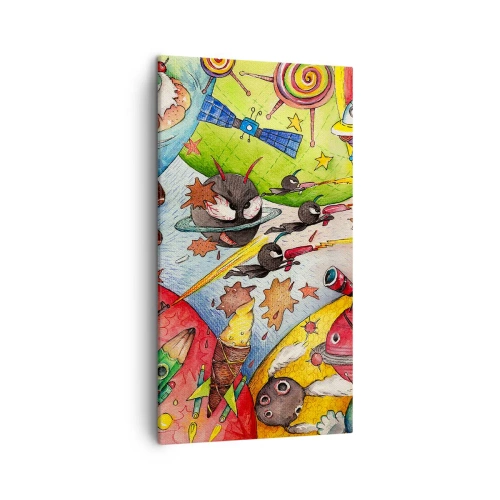 Tablou pe pânză - O mare aventură spațială - 45x80 cm