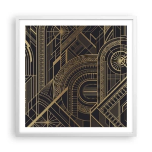 Poster în ramă albă - Concepte, idei, planuri - 60x60 cm