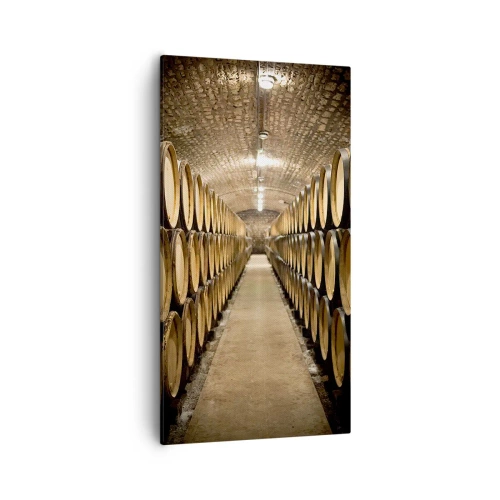 Tablou pe pânză - În pivniță de vin - 55x100 cm