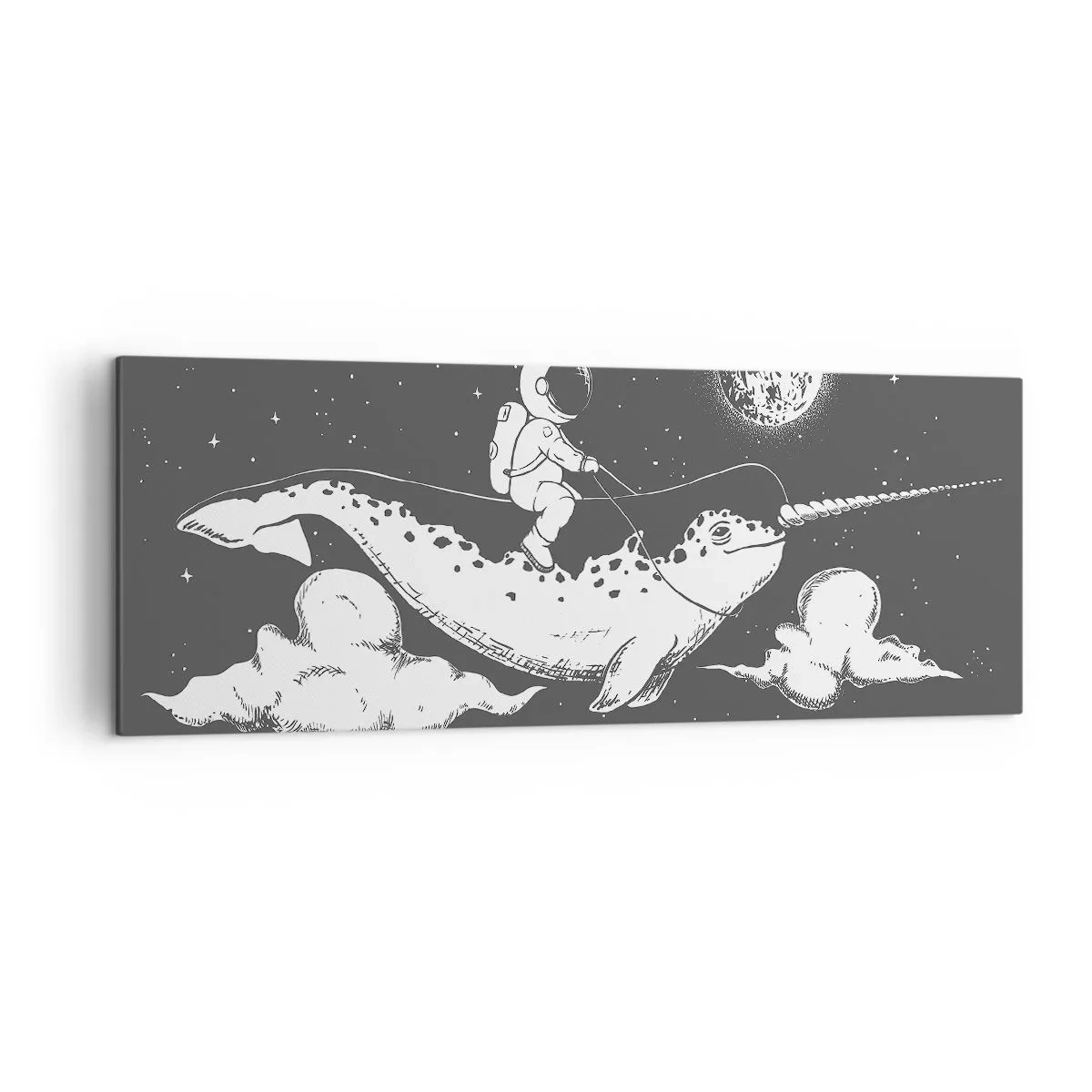 Tablou pe pânză - Cavalerul Spațial - 140x50 cm