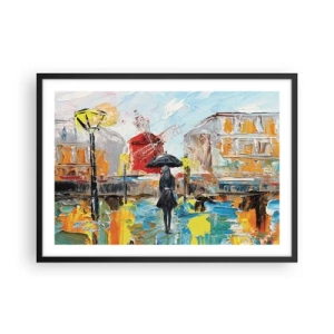 Poster în ramă neagră - Legende pariziene - 70x50 cm
