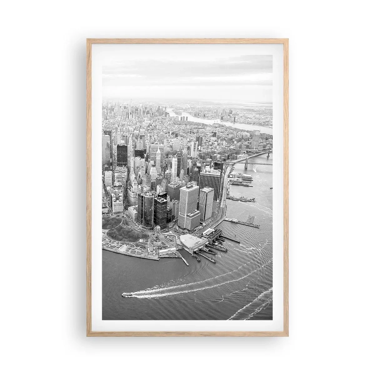 Poster în ramă de stejar deschis - Cum să nu iubești? - 61x91 cm