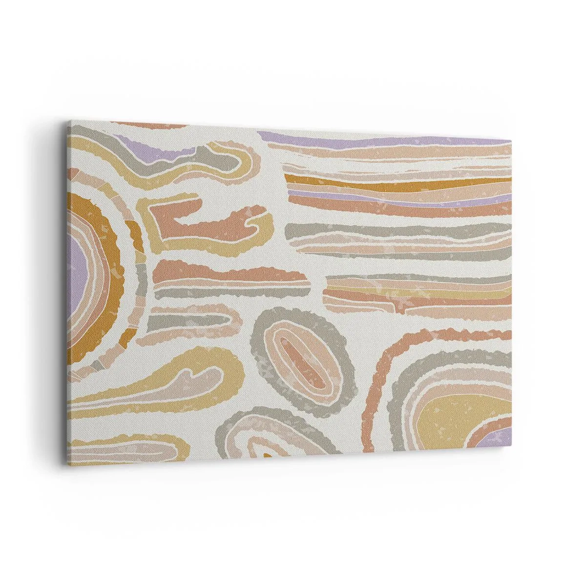 Tablou pe pânză - Secțiuni colorate - 100x70 cm