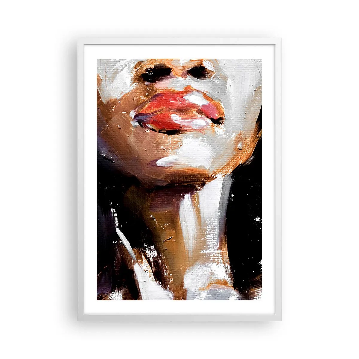 Poster în ramă albă - Mândrie fără prejudecăți - 50x70 cm