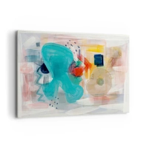 Tablou pe pânză - Joc plin de culoare - 120x80 cm