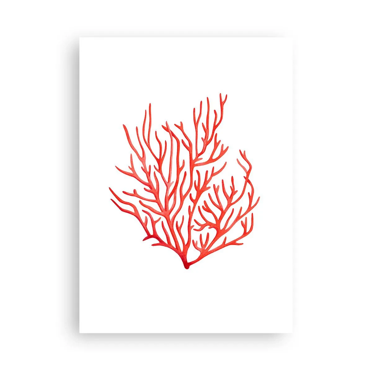 Poster - Coral filigranat - 50x70 cm