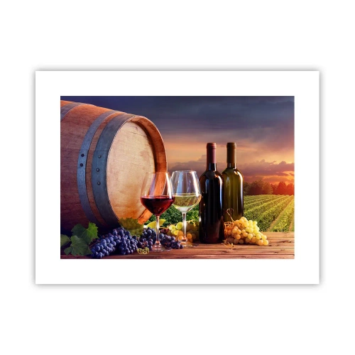 Poster - Aici viața are un gust - 40x30 cm