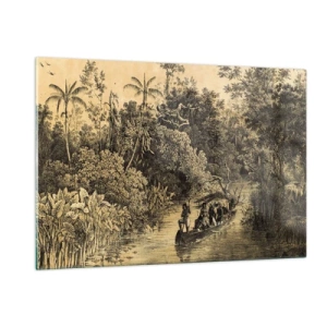 Tablou pe sticlă - Călătorie la sursă - 120x80 cm