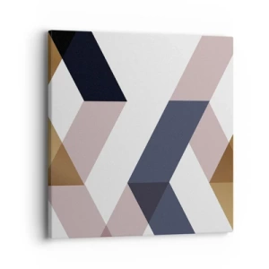 Tablou pe pânză - Planuri și unghiuri - 40x40 cm